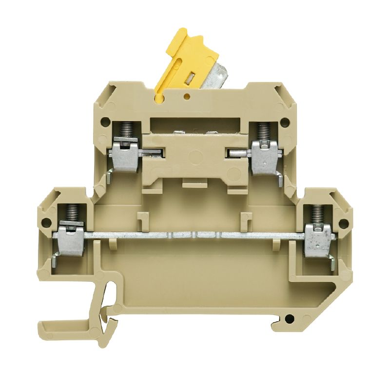 0327960000 - 4 Connection Beige Test-Disconnect Terminal 10A 400V (Pack of 25)
