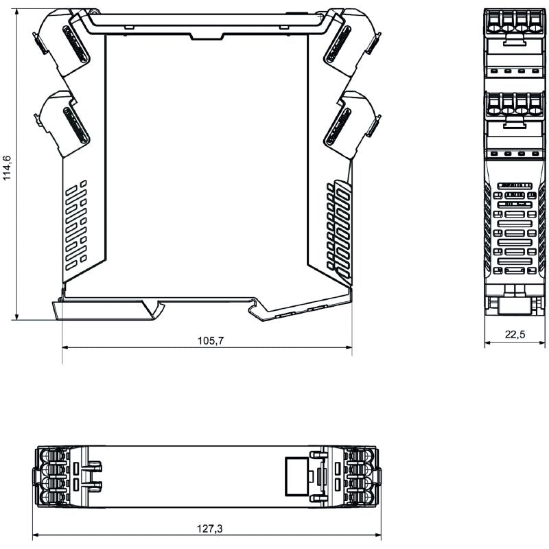 2456090000 - Dual Channel Intrinsically Safe Signal Isolator for Hazardous Areas