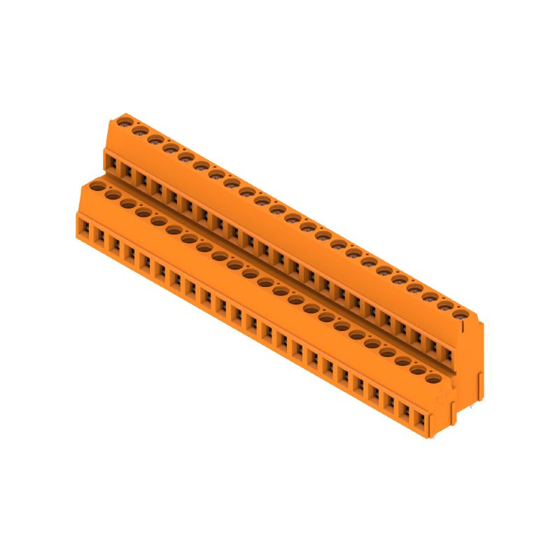 1769060000 - 46-Pole Orange PCB Terminal, 5.08mm Pitch, UL Approved (Pack of 8)
