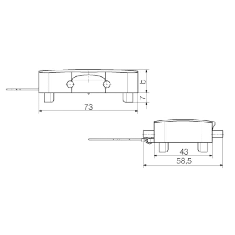 1665230000 - IP65 Diecast Aluminum Enclosure with Side-Locking Clamp