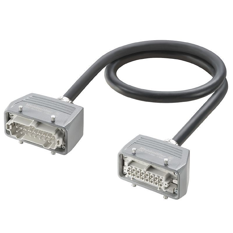 2712330100 - 1m Heavy-Duty 16-Pole Connector Assembly, 500V, RoHS Compliant