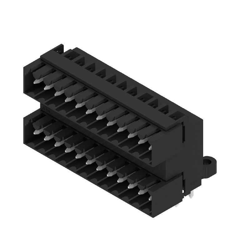 1782800000 - 24-Pole 3.50mm PCB Header Connector with 90° Angle (Pack of 10)