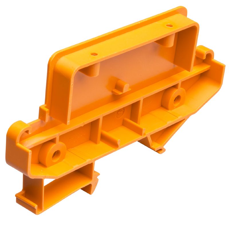 1386070000 - IP20 Orange End Plate for DIN Mounting Rails, 13.75mm Wide (Pack of 20)