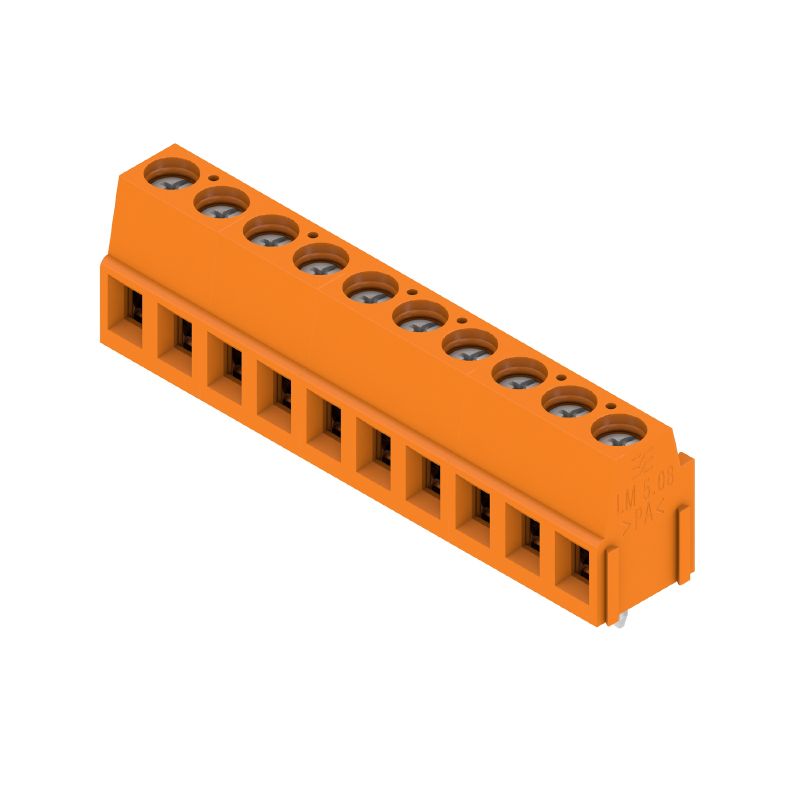 9994190000 - 5.08mm Orange PCB Terminal, 10 Poles, 90° Angle (Pack of 36)
