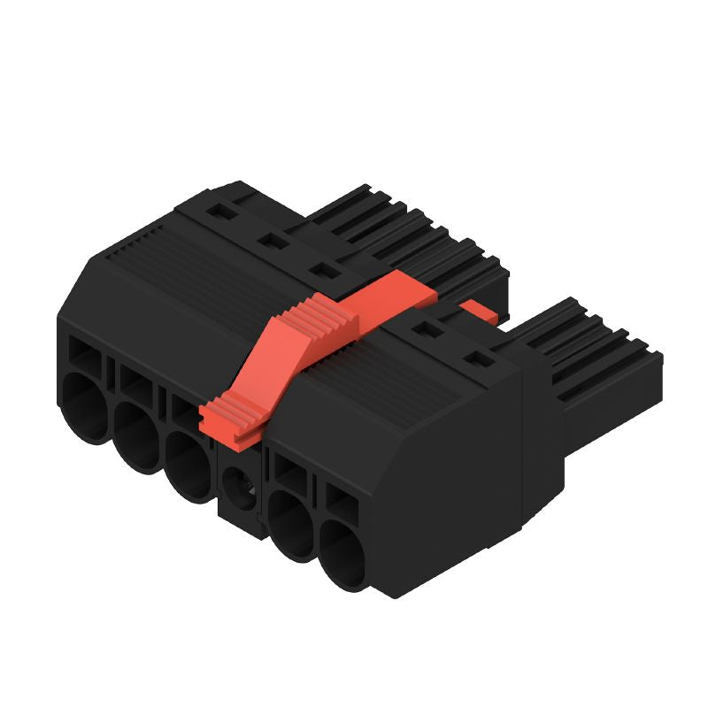 1060690000 - 7.62mm Female PCB Connector, 5-Pole Tension-Clamp (Pack of 30)