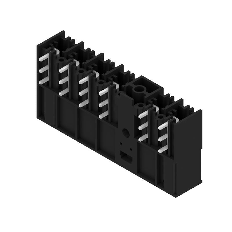 2597300000 - 6-Pole 3.5mm Black Male Header PCB Connector, 270° Angle (Pack of 24)