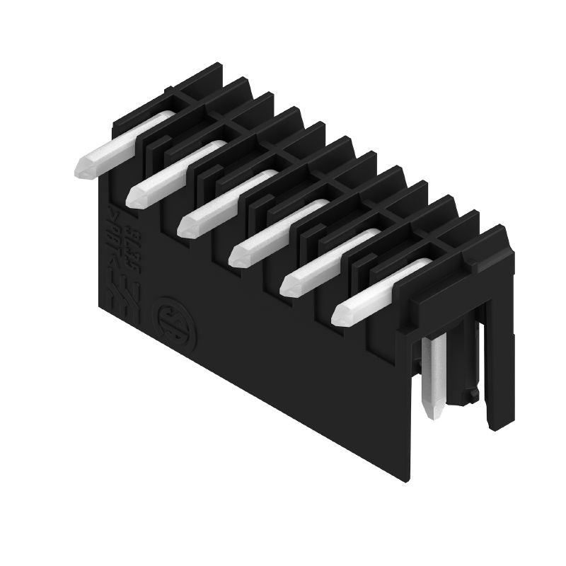 1790280000 - 3.5mm 6-Pole Male PCB Connector, 90° Angle, Black (Pack of 50)