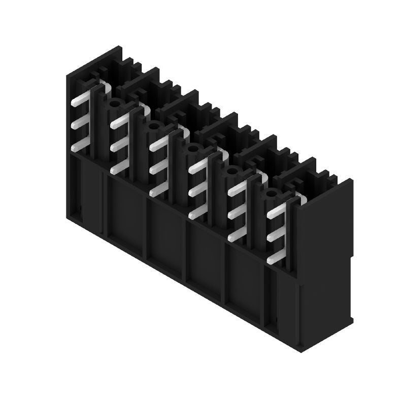 2546160000 - 4-Pole 7.62mm PCB Connector with 270° Elbow, Tinned Pins (Pack of 110)