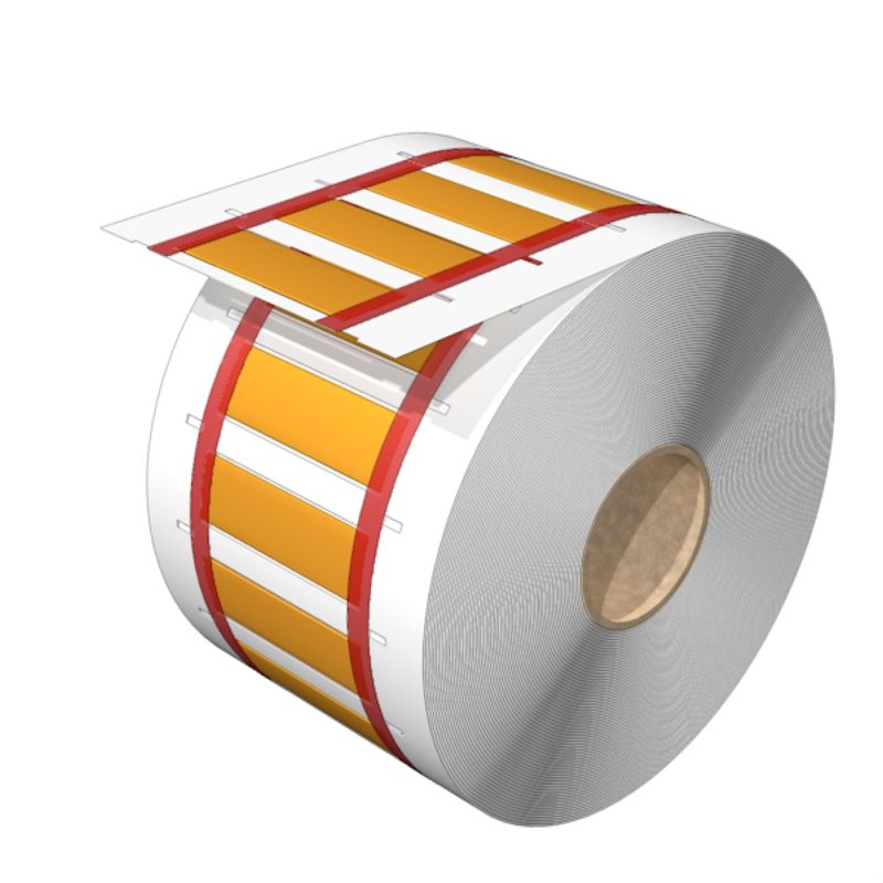 2437700000 - Yellow Polyolefin Markers 3.2-9.5mm, 500 Roll for Industrial Use (Pack of 500)