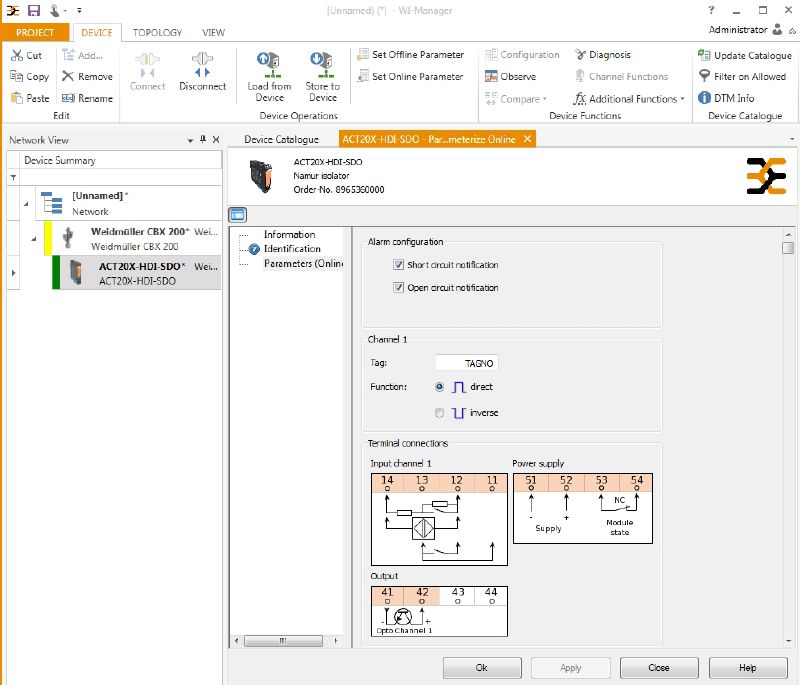 2456070000 - Dual Channel Signal Isolator for Safe Digital Transmission
