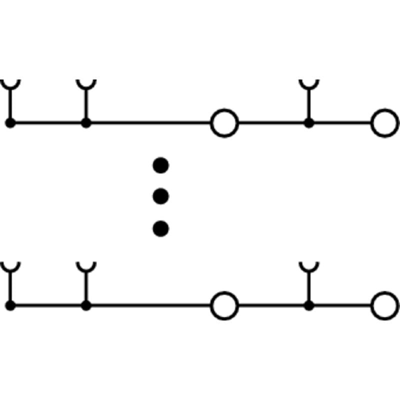 1692640000 - 17-Pole Tension-Clamp Terminal, 1.5 mm² Conductor (Pack of 2)