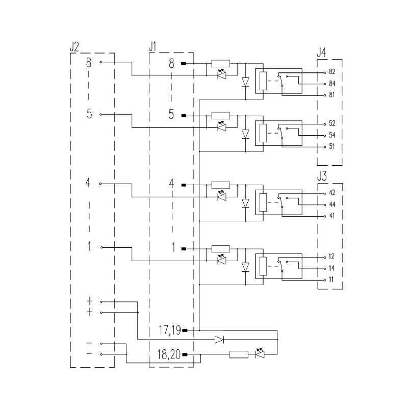 1464810000 - 24V Relay with Push-In Connection, 4.6A Output