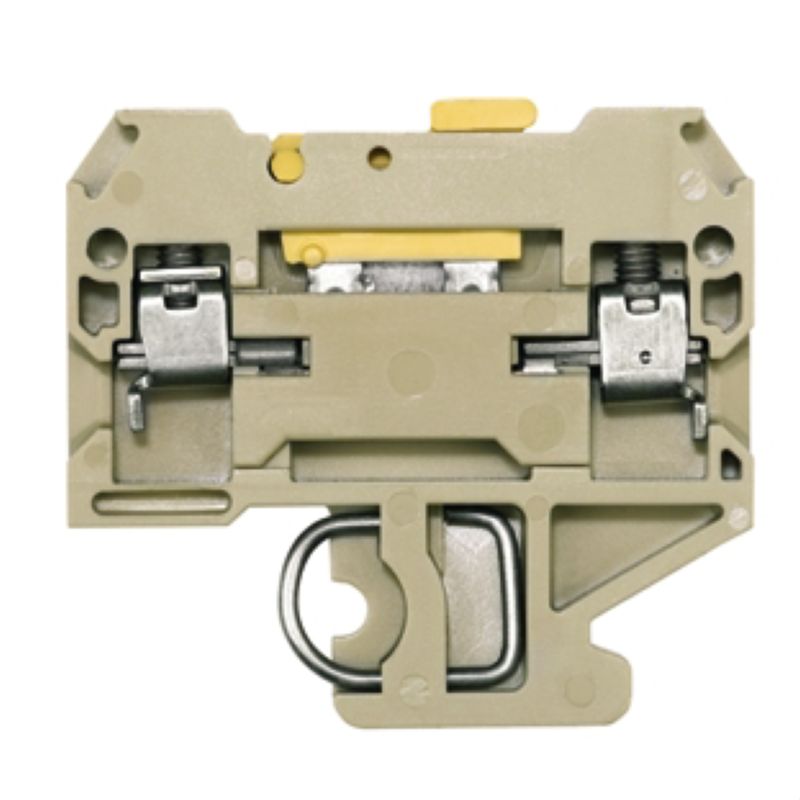 0412260000 - 40.5mm Test-Disconnect Terminal, Beige/Yellow, 10A, PA 66 (Pack of 50)