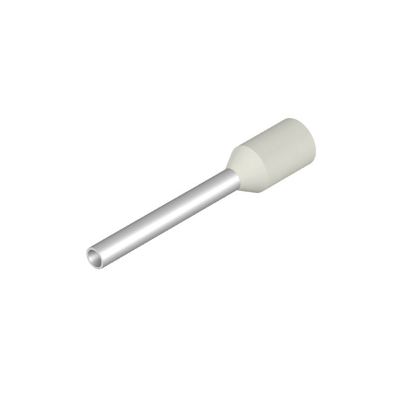 9028300000 - 500 Pack White Wire-End Ferrules for Electronics (Pack of 500)
