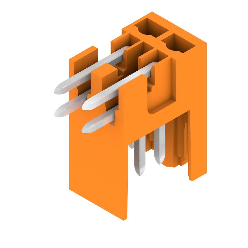 2941880000 - 4-Pole 3.5mm Male Header PCB Connector, Tinned, Orange (Pack of 264)