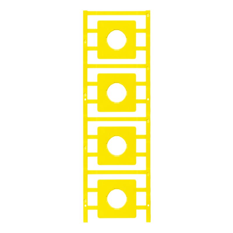 1323580000 - Yellow 44x44mm Device Marker for ABB Switches (Pack of 20)