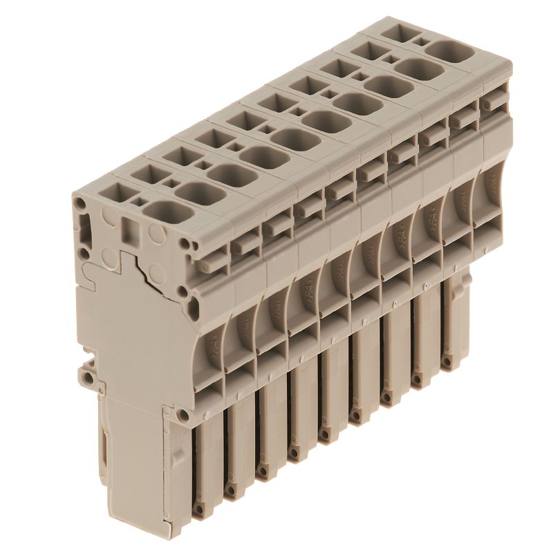 1855070000 - Beige Direct Mount Plug-In Connector for Versatile Applications (Pack of 10)