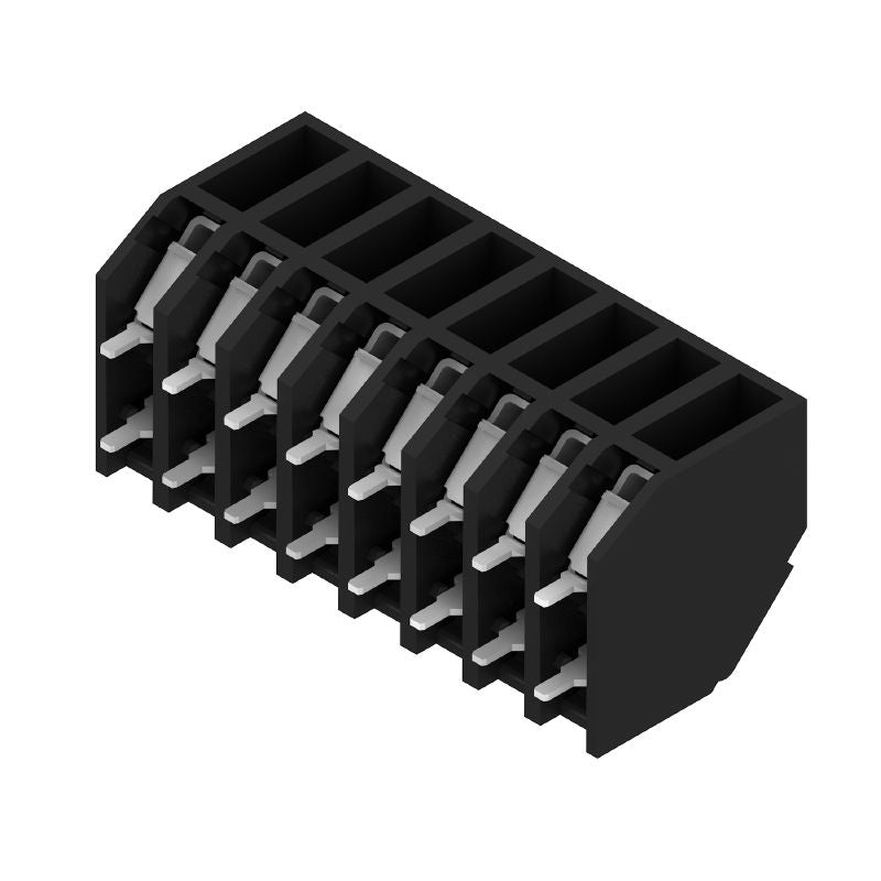 1888510000 - 3.81mm Black Circuit Board Terminal with 8 Poles and PUSH IN Mechanism (Pack of 190)