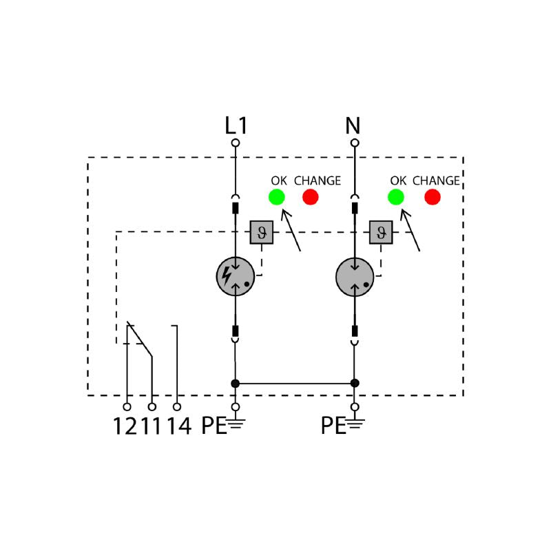 2726730000 - Low Voltage Surge Arrester with Remote Contact