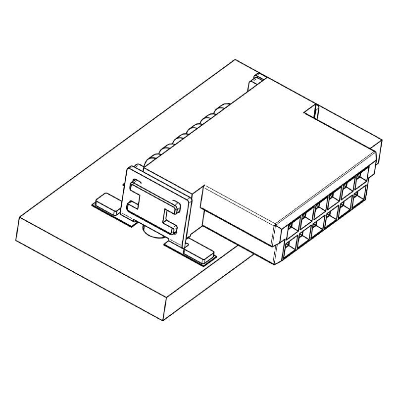 2747430000 - 12-Pole 1.27mm Female Header PCB Connector, 90° Angle (Pack of 560)