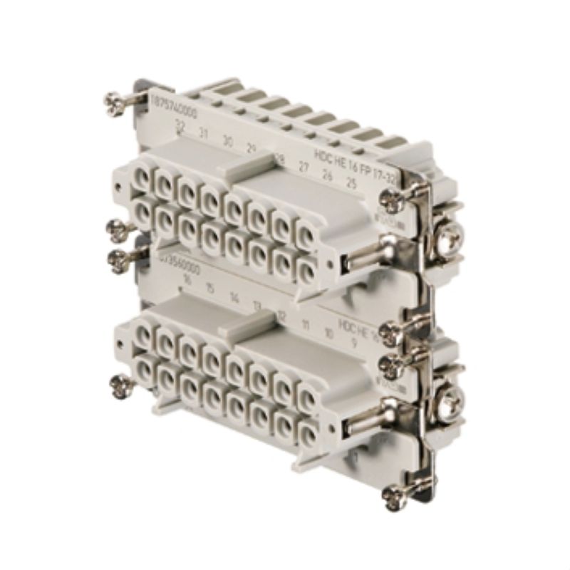 1875740000 - Durable 16-Pole Female Connector for PUSH IN Applications