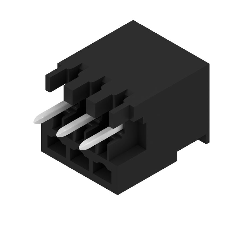1728950000 - 6-Pole 180° THT PCB Connector, Black, 3.5mm Pins (Pack of 156)