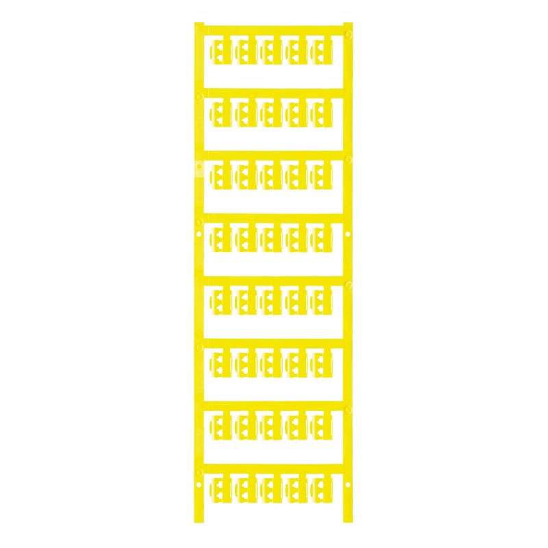 1747320004 - Yellow Clip for 2-3.5mm Cables, 12x5.8mm Labeling Area (Pack of 200)