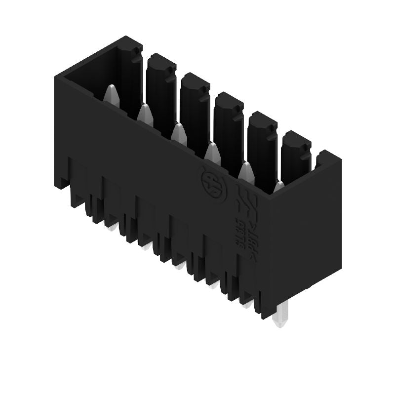 1212350000 - 3.50mm Pitch THT Male Header Connector, 6 Poles, 180° Orientation (Pack of 50)
