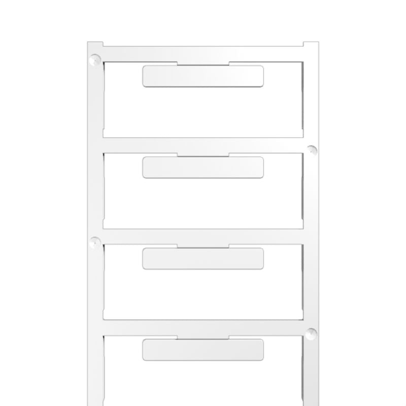 1045640000 - 40x7mm White Insert Markers, Halogen-Free, 8 per Sheet (Pack of 40)