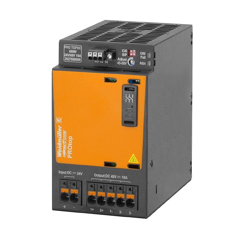 2627630000 - Compact 20A DC/DC Converter, 125mm Depth, Rugged Metal Design