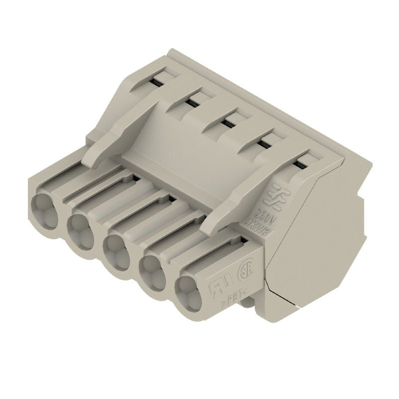 2437310000 - 5.08mm Pitch Female PCB Plug Connector with 5 Poles (Pack of 72)