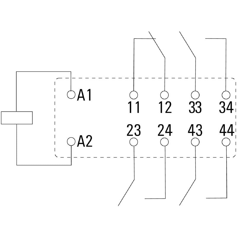 2759030000 - 24V DC Relay with 1 NC & 3 NO Contacts (Pack of 5)