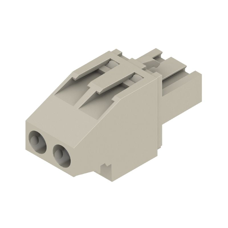 1234980000 - 5.08mm Female PCB Connector, 270° Angle, Dual Pole (Pack of 180)