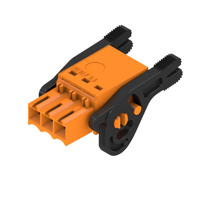 2459690000 - 3-Pole PCB Connector, 180° Rotation, Push-In Mechanism (Pack of 102)