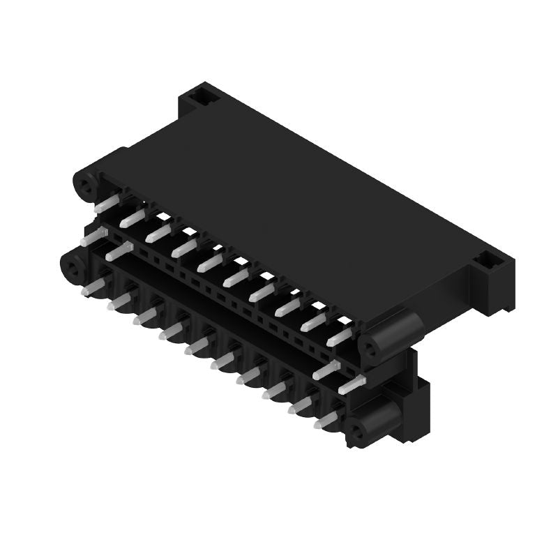 1829090000 - 5.08mm Male PCB Connector, 20 Poles, 180° Angle, Tinned Black (Pack of 16)