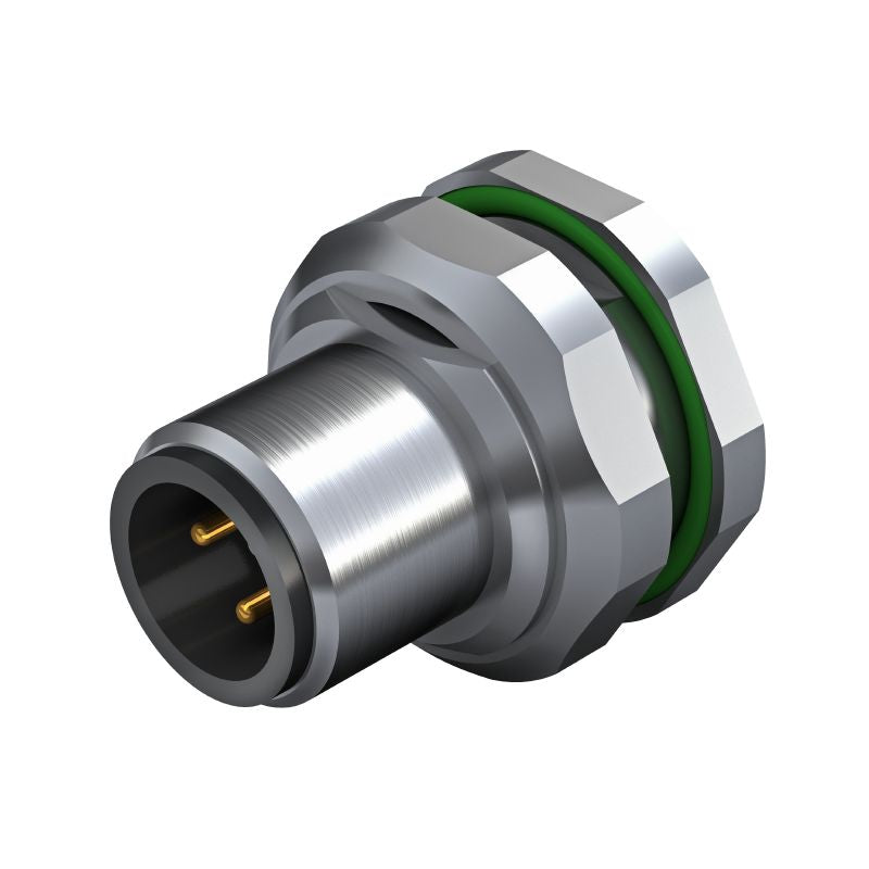 2424210000 - IP67 M12 5-Pole Connector with M 16 x 1.5 Thread (Pack of 10)