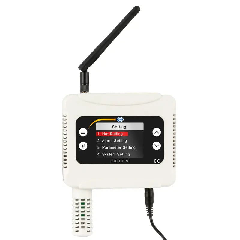 PCE-THT 10 - Wall-Mounted Climate Meter with 12800 Data Points Storage