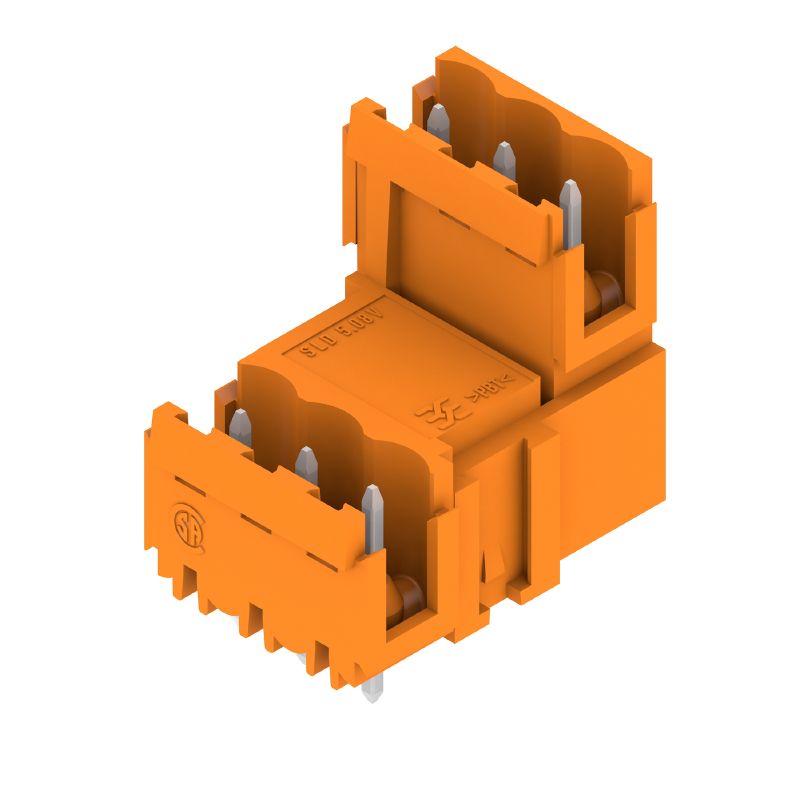 1726750000 - 6-Pole 5.08mm Male PCB Header Connector in Orange (Pack of 50)