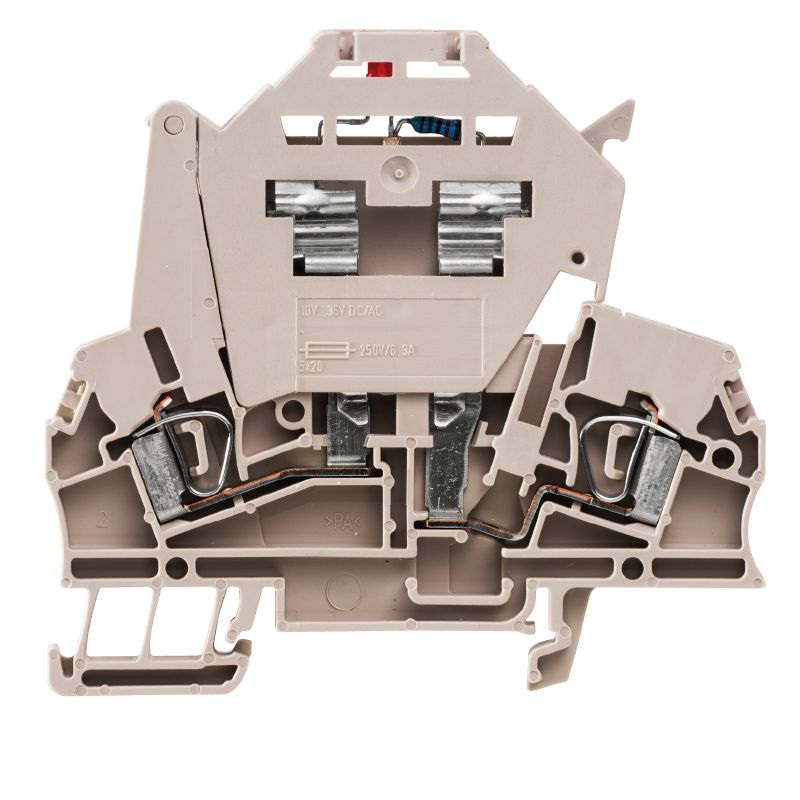 1616440000 - 2.5mm² Fuse Terminal with LED & Tension-Clamp Connection (Pack of 50)