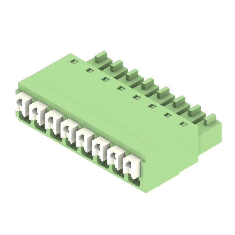 1969510000 - 3.81mm PCB Female Connector, 180° Angle, 8 Poles (Pack of 50)