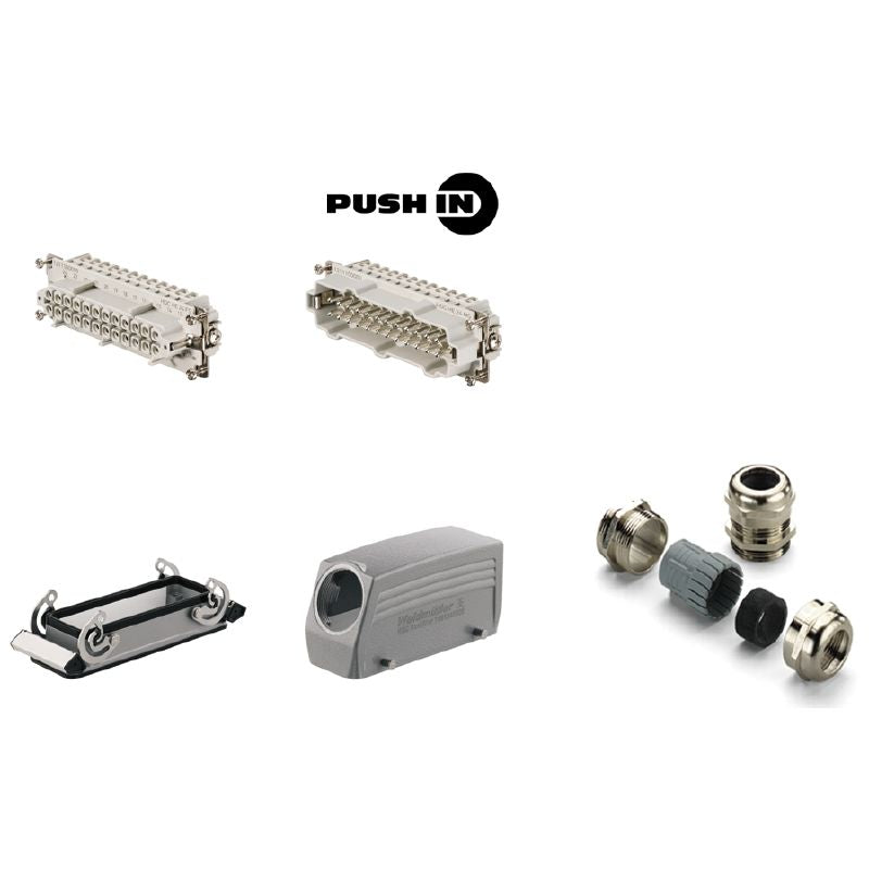 1061780000 - Heavy-Duty 24-Pole Connector Kit, 500V, Diecast Aluminium