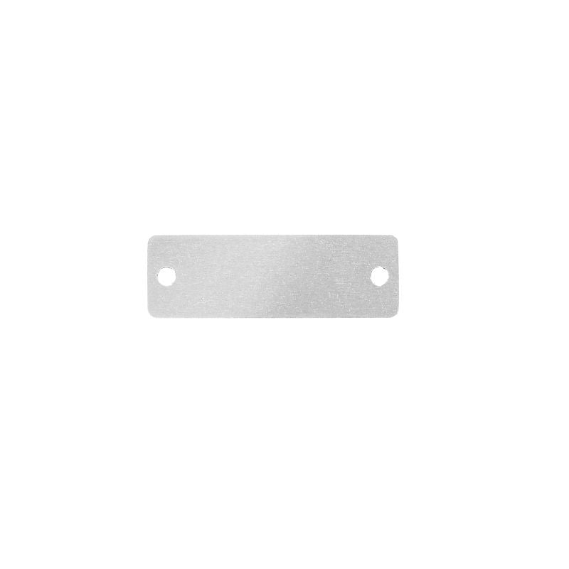 1474320000 - Silver MetalliCard 15x45mm Device Marker, Stainless Steel