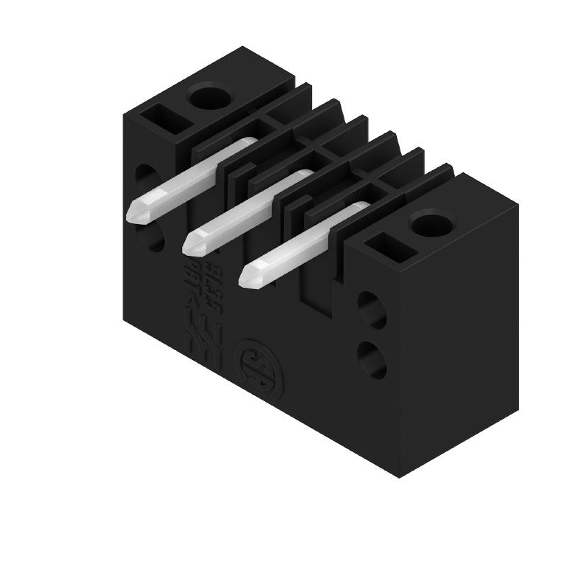 1615540000 - 3-Pole 3.50mm PCB Connector with 90° Angle, 4.5mm Pins (Pack of 100)