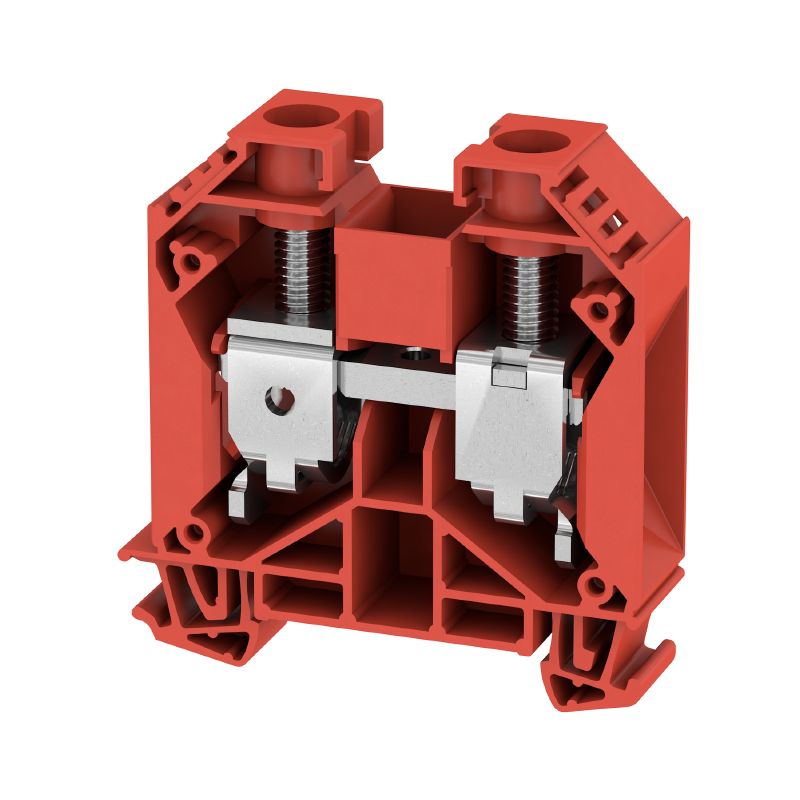 1298080000 - 35 mm² Red Feed-Through Terminal Block, 125 A, 1000 V (Pack of 40)