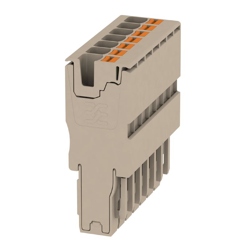 2540520000 - 4mm² Dark Beige 7-Pole Plug, 800V, 32A Capacity (Pack of 25)