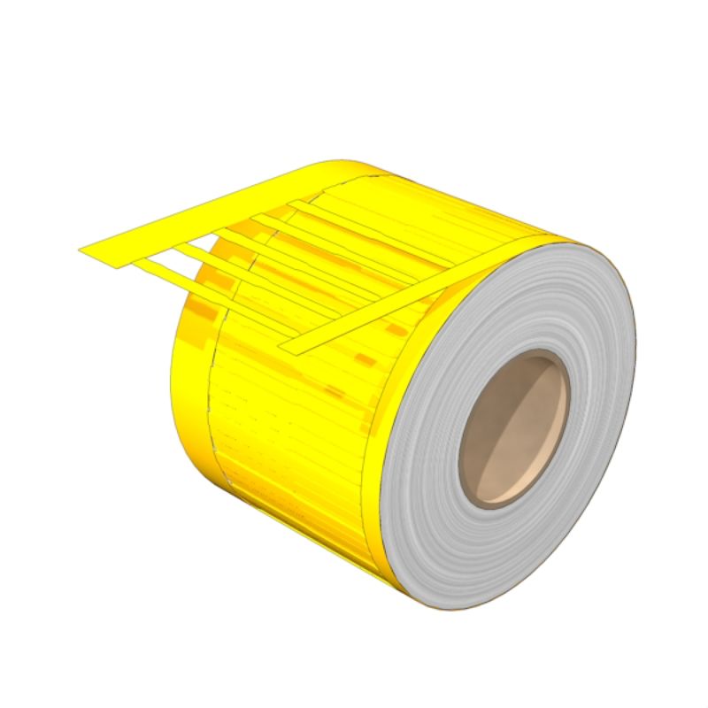 2005640000 - Yellow Polyester Insert Markers, 20 x 4 mm for 1.3-35 mm Conductors (Pack of 2000)