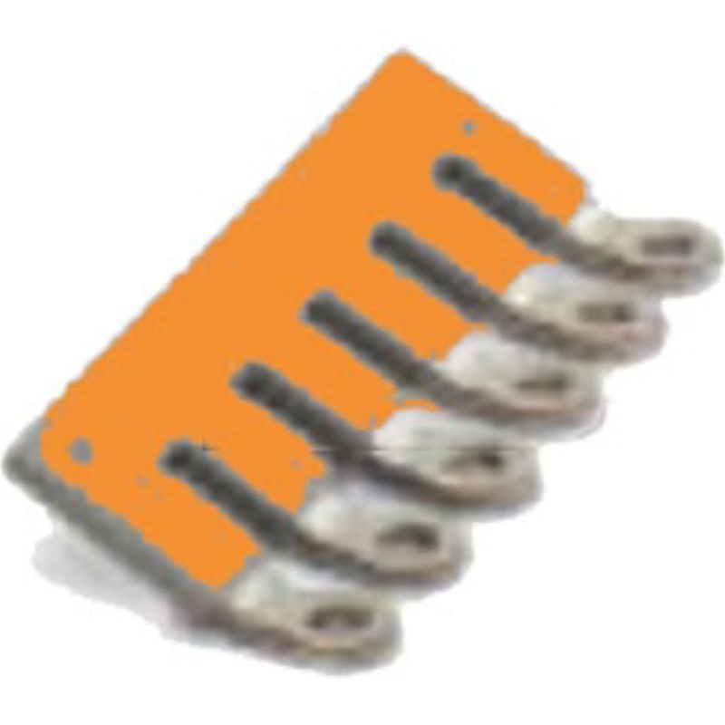 2551490000 - 6-Pole Orange Connector, 41A, 62.6mm Width (Pack of 10)