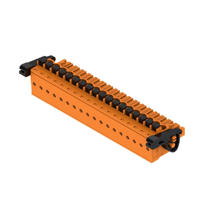 1981030000 - 5.00mm 18-Pole PCB Connector, 90-Degree Push-In Design (Pack of 18)
