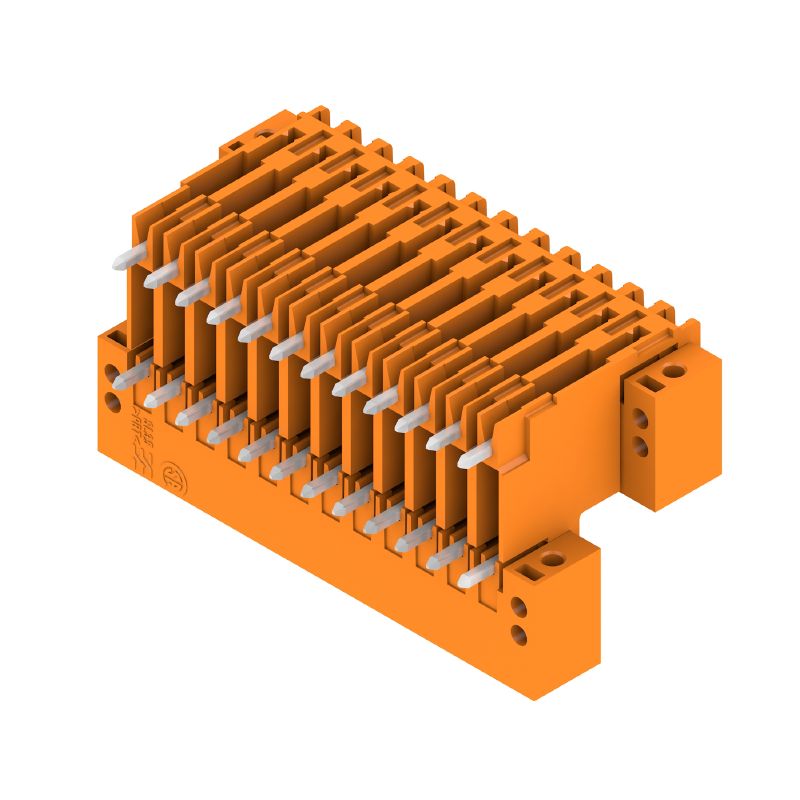 1642420000 - 3.50mm 24-Pole Orange PCB Connector for THT Applications (Pack of 10)