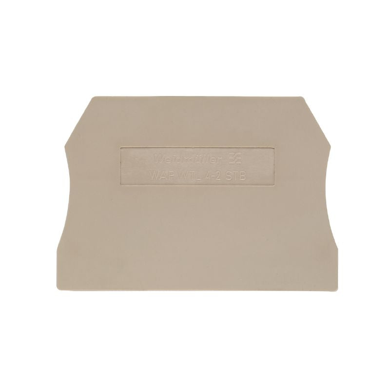 1881640000 - 55mm Dark Beige Terminal End Plate, RoHS Compliant (Pack of 50)